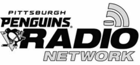 PITTSBURGH PENGUINS RADIO NETWORK Logo (USPTO, 05.03.2014)