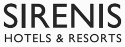 SIRENIS HOTELS & RESORTS Logo (USPTO, 07/24/2014)