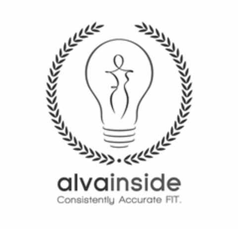 ALVAINSIDE CONSISTENTLY ACCURATE FIT Logo (USPTO, 18.12.2014)