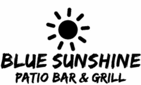 BLUE SUNSHINE PATIO BAR & GRILL Logo (USPTO, 21.01.2015)