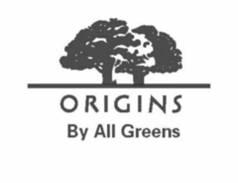 ORIGINS BY ALL GREENS Logo (USPTO, 10.06.2015)