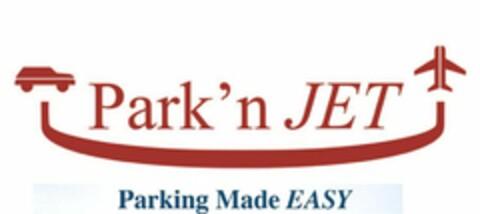 PARK'N JET PARKING MADE EASY Logo (USPTO, 13.01.2016)