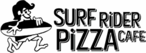 SURF RIDER PIZZA CAFE Logo (USPTO, 03/22/2016)