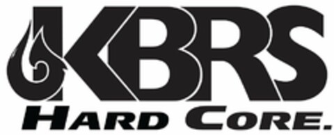 KBRS HARD CORE. Logo (USPTO, 20.06.2016)