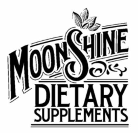 MOONSHINE DIETARY SUPPLEMENTS Logo (USPTO, 07/20/2016)