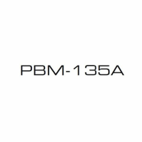 PBM-135A Logo (USPTO, 03.10.2016)