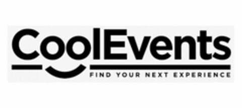 COOLEVENTS FIND YOUR NEXT EXPERIENCE Logo (USPTO, 02/21/2017)