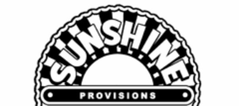 SUNSHINE PROVISIONS Logo (USPTO, 04.04.2017)