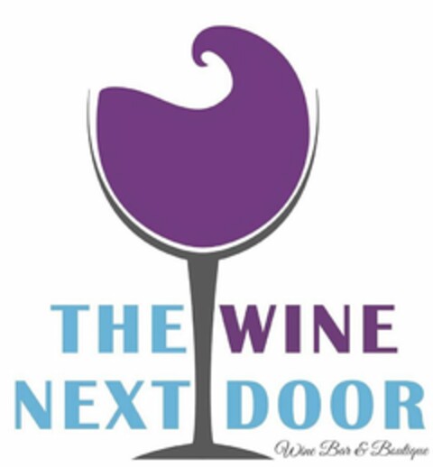 THE WINE NEXT DOOR WINE BAR & BOUTIQUE Logo (USPTO, 23.02.2018)