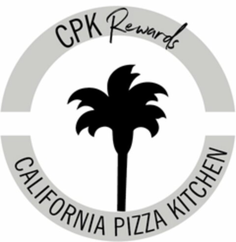 CPK REWARDS CALIFORNIA PIZZA KITCHEN Logo (USPTO, 04/10/2018)