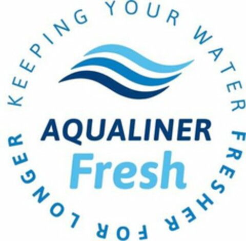 AQUALINER FRESH KEEPING YOUR WATER FRESHER FOR LONGER Logo (USPTO, 12.04.2018)
