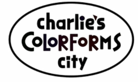 CHARLIE'S COLORFORMS CITY Logo (USPTO, 27.04.2018)