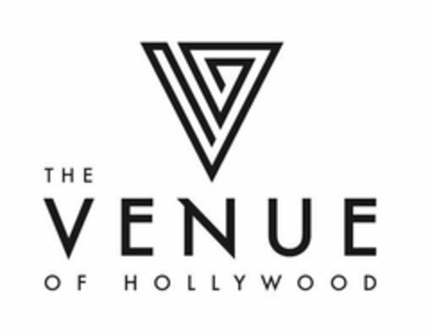 V THE VENUE OF HOLLYWOOD Logo (USPTO, 26.07.2018)