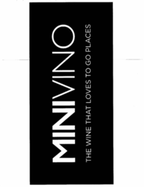 MINIVINO THE WINE THAT LOVES TO GO PLACES Logo (USPTO, 07.08.2018)