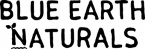 BLUE EARTH NATURALS Logo (USPTO, 08/14/2018)