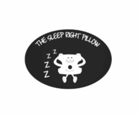 THE SLEEP RIGHT PILLOW ZZZZ Logo (USPTO, 16.05.2019)