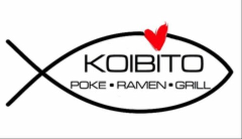 KOIBITO POKE RAMEN GRILL Logo (USPTO, 09.08.2019)