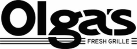 OLGA'S FRESH GRILLE Logo (USPTO, 13.08.2019)