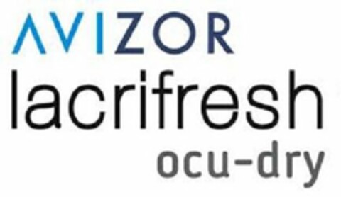 AVIZOR LACRIFRESH OCU-DRY Logo (USPTO, 06/18/2020)