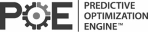 POE PREDICTIVE OPTIMIZATION ENGINE Logo (USPTO, 25.03.2010)