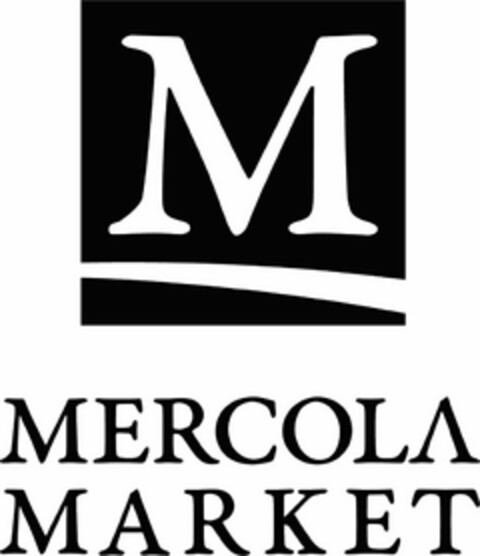 M MERCOLA MARKET Logo (USPTO, 07/31/2020)