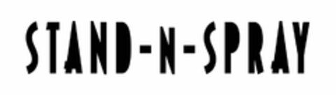 STAND-N-SPRAY Logo (USPTO, 05/16/2009)