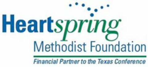 HEARTSPRING METHODIST FOUNDATION FINANCIAL PARTNER TO THE TEXAS CONFERENCE Logo (USPTO, 18.05.2009)