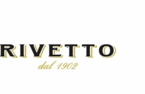 RIVETTO DAL 1902 Logo (USPTO, 06/03/2009)