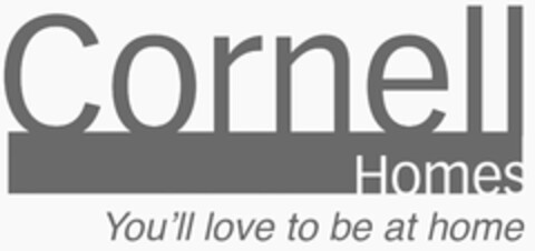 CORNELL HOMES YOU'LL LOVE TO BE AT HOME Logo (USPTO, 07/01/2009)