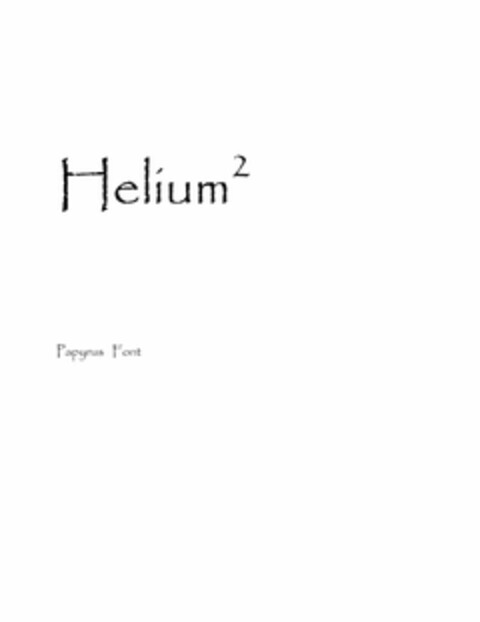 HELIUM 2 Logo (USPTO, 11.03.2010)