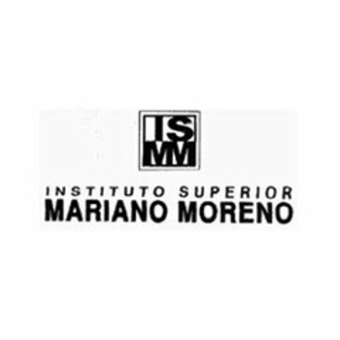 ISMM INSTITUTO SUPERIOR MARIANO MORENO Logo (USPTO, 10/05/2010)