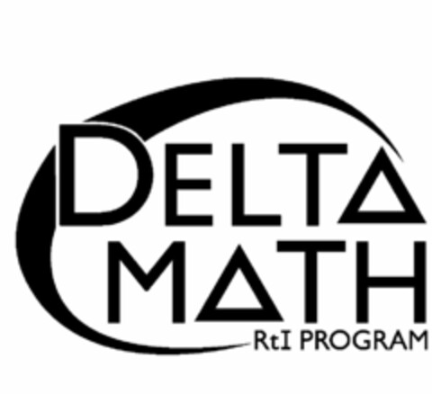 DELTA MATH RTI PROGRAM Logo (USPTO, 12.05.2011)