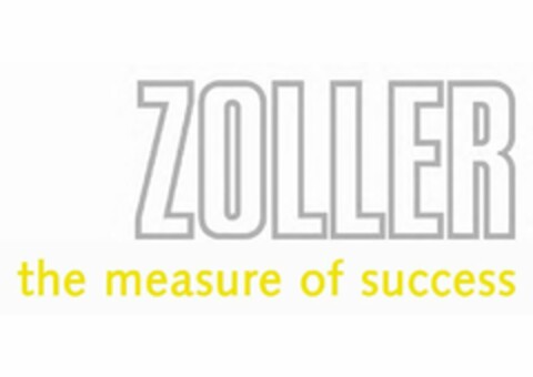 ZOLLER THE MEASURE OF SUCCESS Logo (USPTO, 10/12/2011)