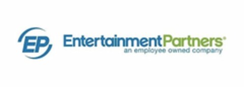 EP ENTERTAINMENTPARTNERS AN EMPLOYEE OWNED COMPANY Logo (USPTO, 14.10.2011)