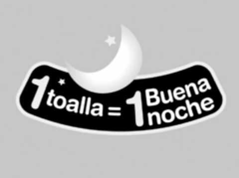 1 TOALLA = 1 BUENA NOCHE Logo (USPTO, 22.12.2011)