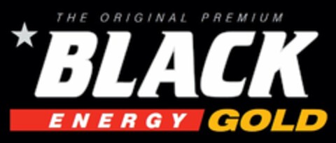 THE ORIGINAL PREMIUM BLACK ENERGY GOLD Logo (USPTO, 27.02.2013)