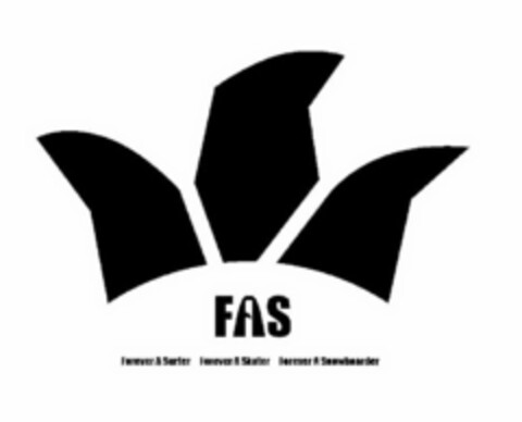 FAS FOREVER A SURFER FOREVER A SKATER FOREVER A SNOWBOARDER Logo (USPTO, 04.04.2013)