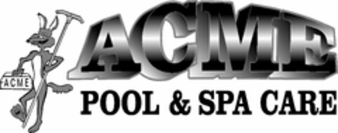 ACME ACME POOL & SPA CARE Logo (USPTO, 09.04.2014)