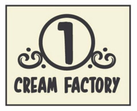 1 CREAM FACTORY Logo (USPTO, 04/11/2014)