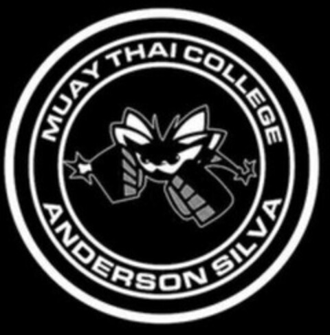 MUAY THAI COLLEGE ANDERSON SILVA Logo (USPTO, 05/14/2014)