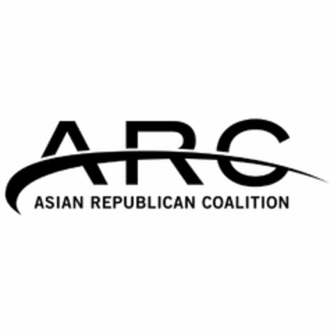 ARC ASIAN REPUBLICAN COALITION Logo (USPTO, 20.08.2014)