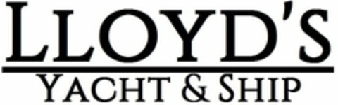 LLOYD'S YACHT & SHIP Logo (USPTO, 11.09.2014)