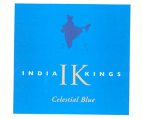 INDIA IK KINGS CELESTIAL BLUE Logo (USPTO, 11.11.2014)