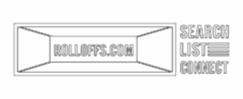 ROLLOFFS.COM SEARCH LIST CONNECT Logo (USPTO, 09.06.2015)