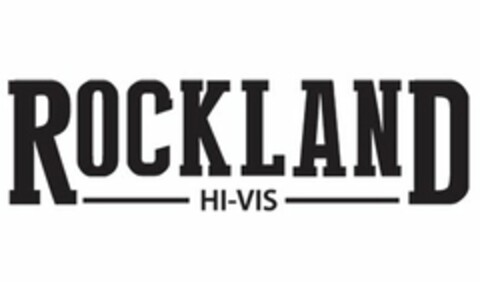 ROCKLAND HI-VIS Logo (USPTO, 10.03.2016)