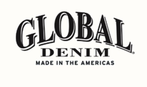 GLOBAL DENIM MADE IN THE AMERICAS Logo (USPTO, 03/16/2016)