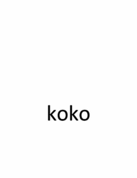 KOKO Logo (USPTO, 07.09.2016)