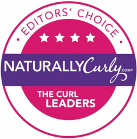 NATURALLYCURLY.COM · EDITORS' CHOICE · THE CURL LEADERS Logo (USPTO, 07.10.2016)