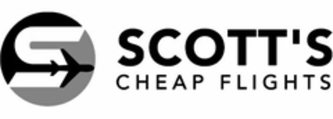 S SCOTT'S CHEAP FLIGHTS Logo (USPTO, 21.04.2017)