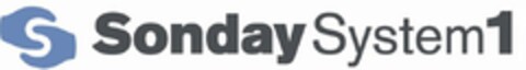 S SONDAY SYSTEM 1 Logo (USPTO, 09/07/2017)